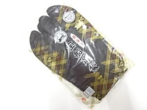 未使用品　福助　男物黒足袋(25センチ・4枚コハゼ)